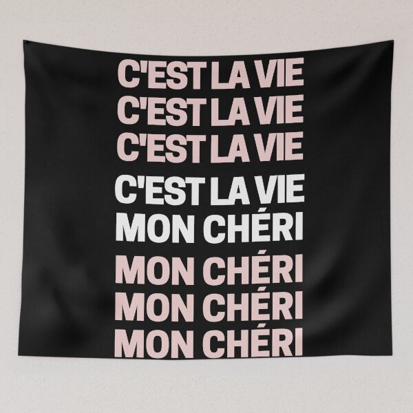 Item preview, C'est la vie mon cheri! designed and sold by SimpleCosyLifee.