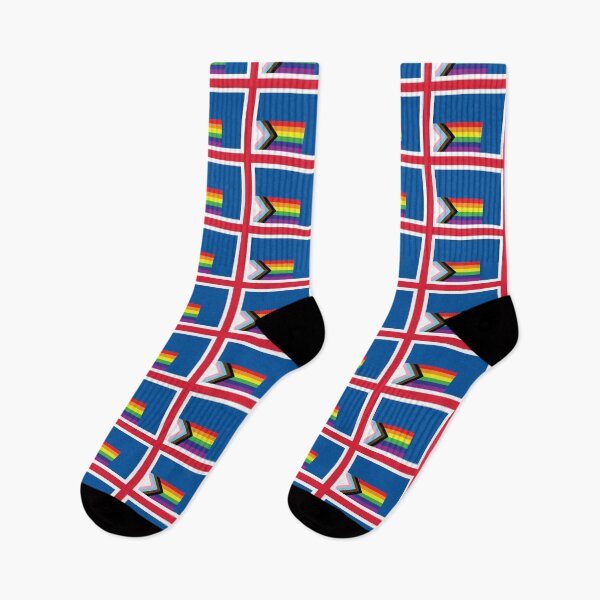 Item preview, Iceland [Rainbow flags] designed and sold by lazarusheart.