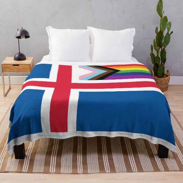 Item preview, Iceland [Rainbow flags] designed and sold by lazarusheart.