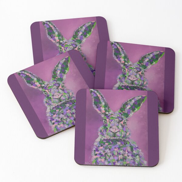 Item preview, Bunny, Pop Art, edited oil painting by Marina Daniluka designed and sold by MariDaniArt.