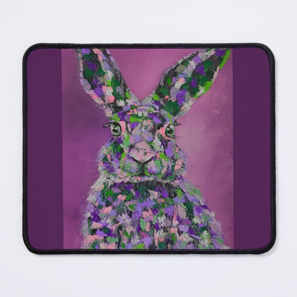 Item preview, Bunny, Pop Art, edited oil painting by Marina Daniluka designed and sold by MariDaniArt.
