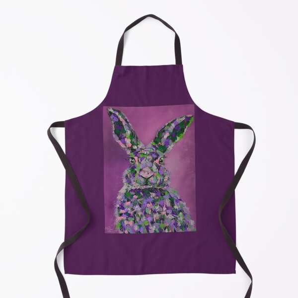Item preview, Bunny, Pop Art, edited oil painting by Marina Daniluka designed and sold by MariDaniArt.