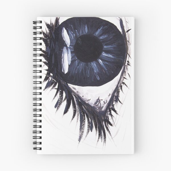 Item preview, Black, bold acrylic painted eye, minimalist and abstract designed and sold by Chantellearts.