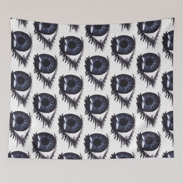 Item preview, Black, bold acrylic painted eye, minimalist and abstract designed and sold by Chantellearts.