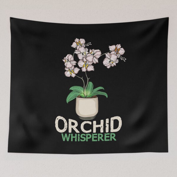 Item preview, Orchid Whisperer Plant Lover Women Florist Orchid Flower designed and sold by DSWShirts.