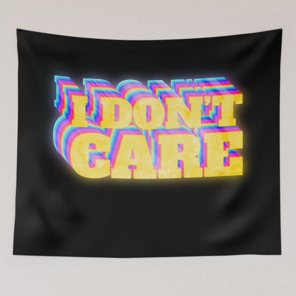 Item preview, I Don't Care (Look At The Shiny Shine Edition) designed and sold by IKDG.