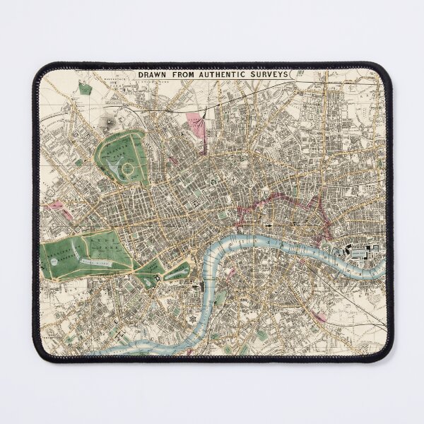 Item preview, Whitbread's new plan of London: drawn from authentic survey (1853) by J. Whitbread designed and sold by UnicornFlamingo.