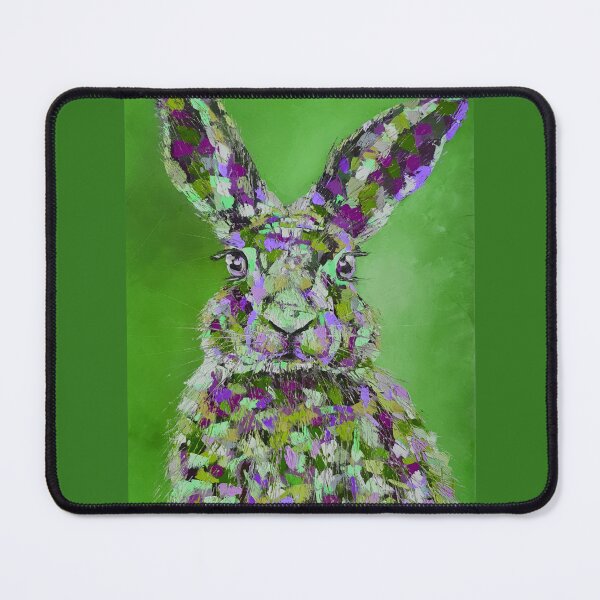 Item preview, Bunny, Pop Art, edited oil painting by Marina Daniluka designed and sold by MariDaniArt.