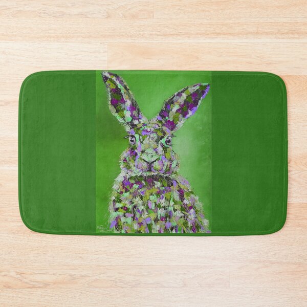 Item preview, Bunny, Pop Art, edited oil painting by Marina Daniluka designed and sold by MariDaniArt.