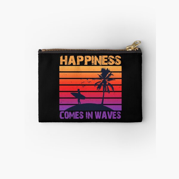 Item preview, HAPPINESS COMES IN WAVES Sticker designed and sold by OlgaHarvey.