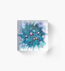 Mandelbulb Emerging Acrylic Block