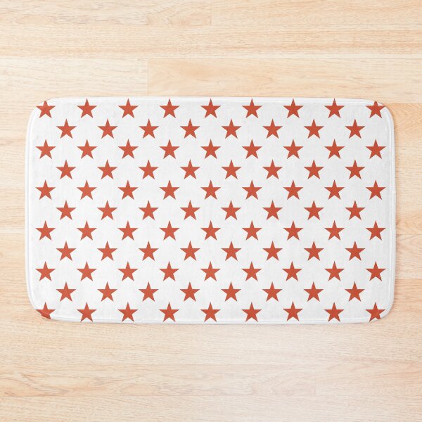 Item preview, Small TENNIS COURT CLAY and WHITE STARS  designed and sold by RachelMacht.