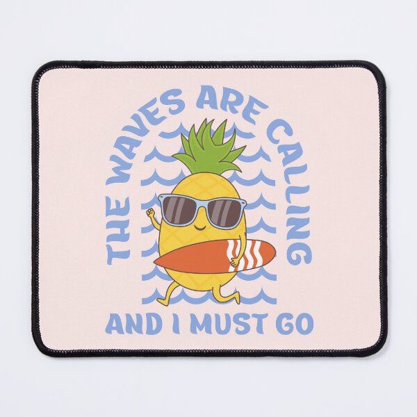 Item preview, The Waves Are Calling And I Must Go - Funny Pineapple Surfing designed and sold by ttttee.