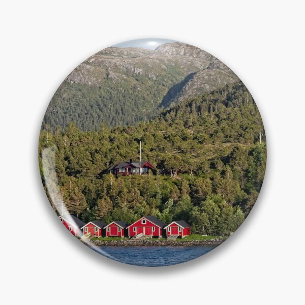 Item preview, Red Boathouses on Norway Coast designed and sold by Martyn R Arnold Fine Art Nature & Landscape Photography.
