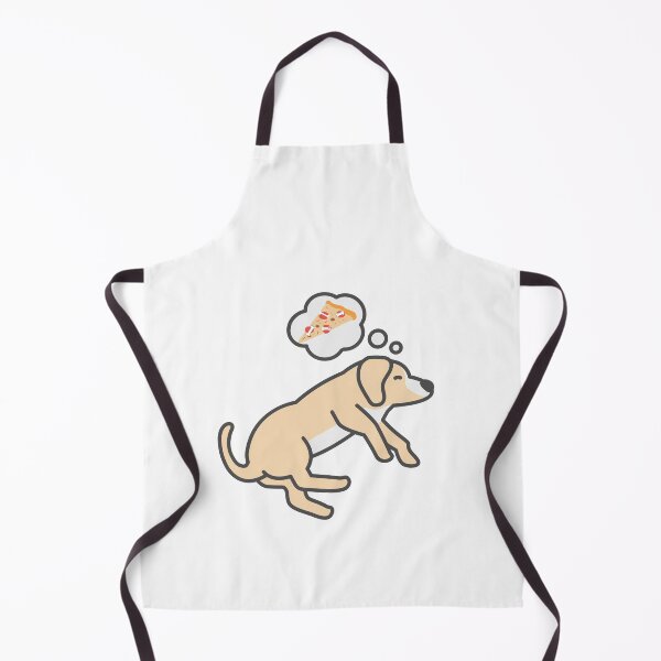 Item preview, Dog dreaming about pizza, dog eating a pizza designed and sold by T-Look.