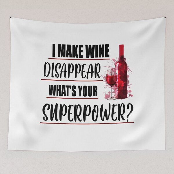 Item preview, I make wine disappear funny quote designed and sold by Ashtreemeadow.