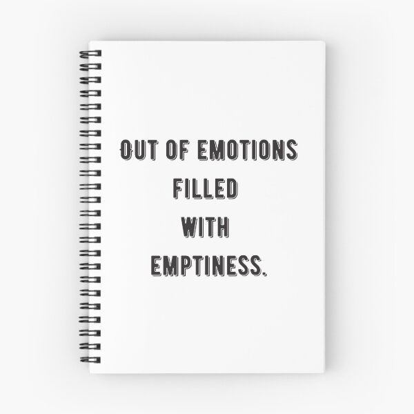 Item preview, Out of emotions, filled with emptiness designed and sold by LonelyFilter.