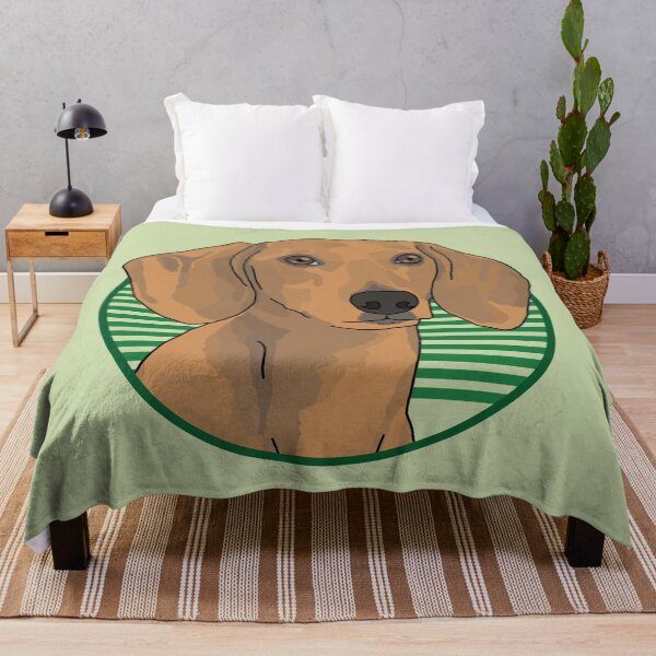Item preview, Dachshund dog w/ Green stripped circle designed and sold by AdoptNFTPets.