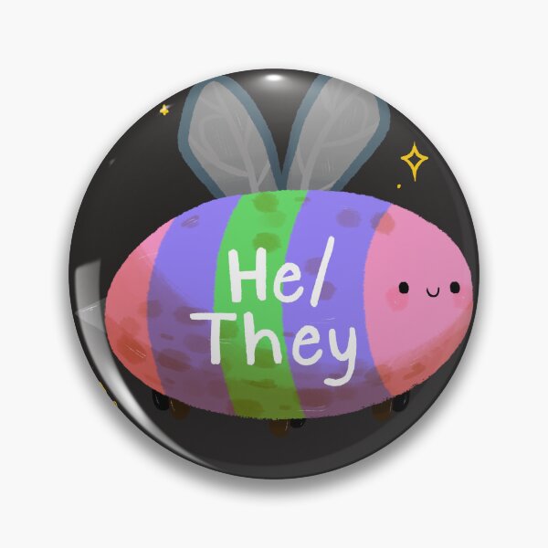 Item preview, Trigender he/they Bee designed and sold by Smoltsuki.