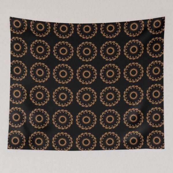 Item preview, Copper shiny sun, abstract art designed and sold by Meo Design.