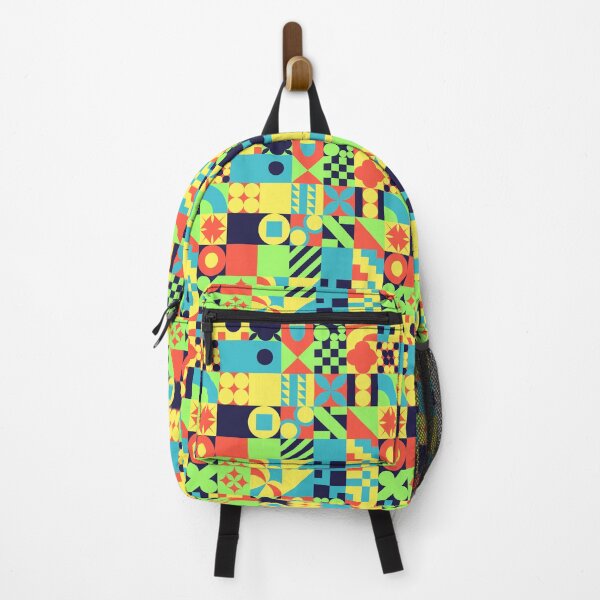 Item preview, Abstract geometric colorful pattern mosaic designed and sold by GreissDesign.