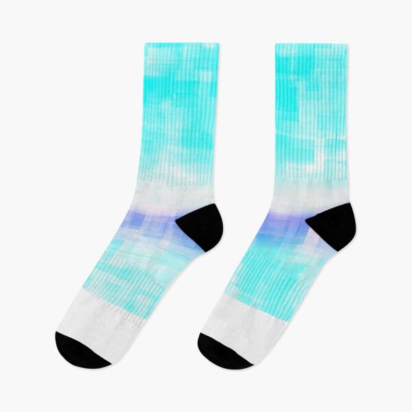 Item preview, STYLISH PAINT BLUE CYAN WHITE MARINE AQUA BLOCKISM. designed and sold by Ralek.