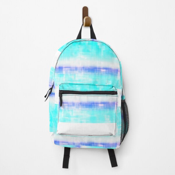 Item preview, STYLISH PAINT BLUE CYAN WHITE MARINE AQUA BLOCKISM. designed and sold by Ralek.