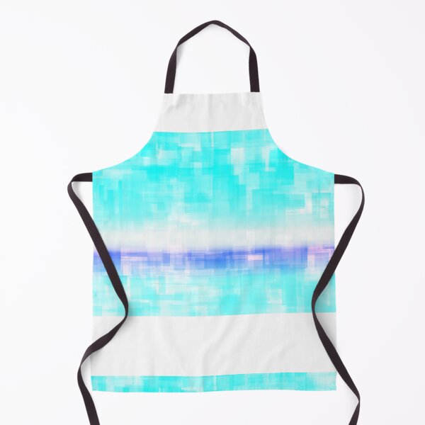 Item preview, STYLISH PAINT BLUE CYAN WHITE MARINE AQUA BLOCKISM. designed and sold by Ralek.