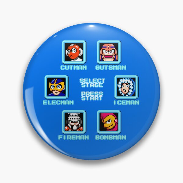 Item preview, Megaman 1 Stage Select Redux  designed and sold by Tharkka-tark.