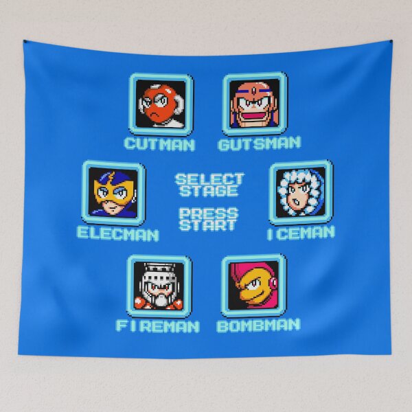 Item preview, Megaman 1 Stage Select Redux  designed and sold by Tharkka-tark.
