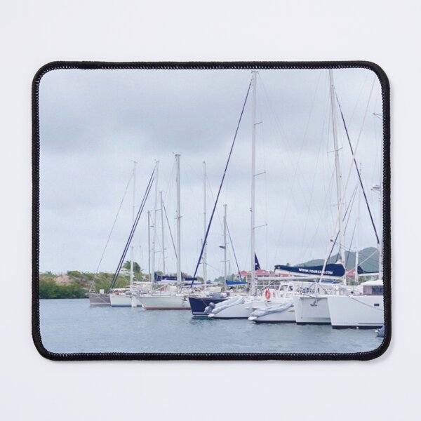 Item preview, Ships And Boats In Port / Harbour During Summer Holiday , Cloudy Day designed and sold by Barolina.