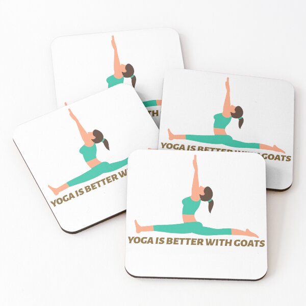 Item preview, Yoga is better with goats designed and sold by expressiveprint.