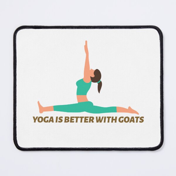 Item preview, Yoga is better with goats designed and sold by expressiveprint.