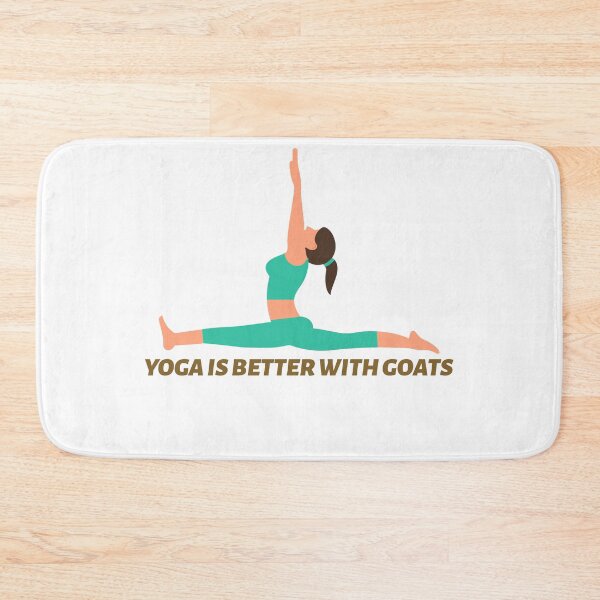 Item preview, Yoga is better with goats designed and sold by expressiveprint.