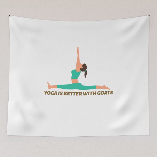 Item preview, Yoga is better with goats designed and sold by expressiveprint.