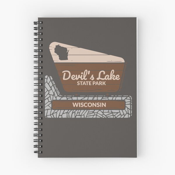 Item preview, Devil's Lake State Park Wisconsin Entrance Welcome Sign WI designed and sold by palmettodigital.
