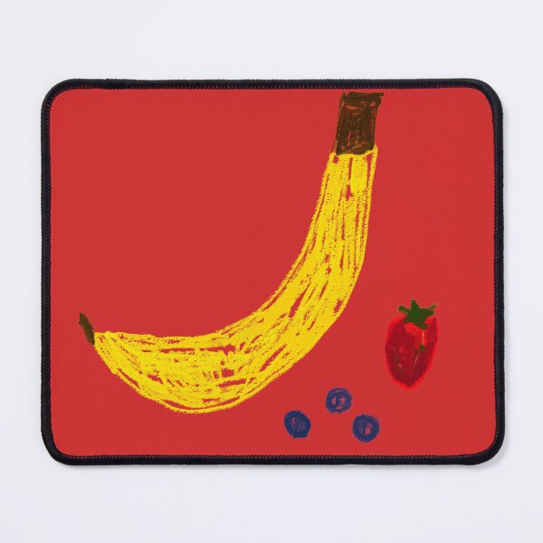 Item preview, Red Oil Pastel Abstract Fruit Funny Minimalist Salad Banana Strawberry Blueberry designed and sold by hopecope.