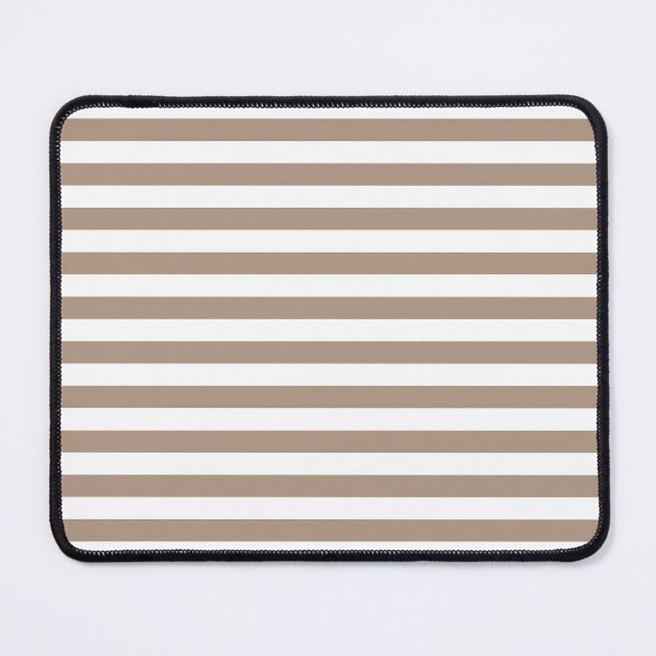 Item preview, Small WARM TAUPE and WHITE Horizontal STRIPES designed and sold by RachelMacht.