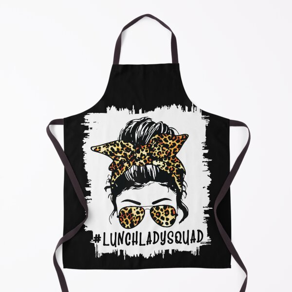 Item preview, Lunch Lady Squad Leopard School Cafeteria Worker designed and sold by clothesy7.