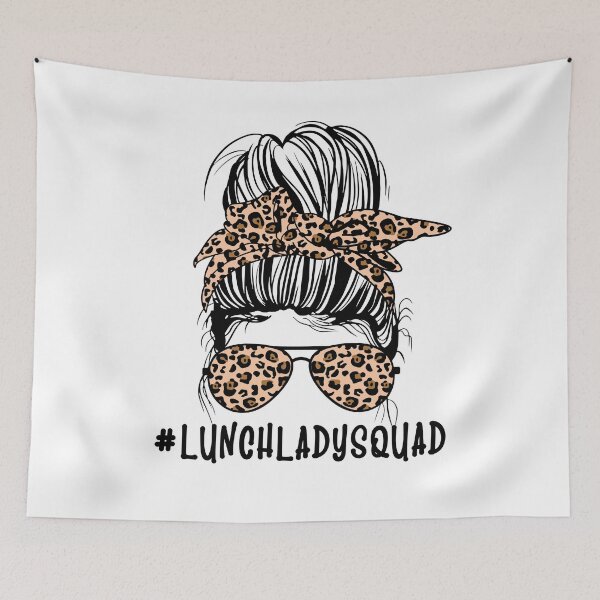 Item preview, Lunch Lady Squad Leopard Nutrition Cafeteria back to school designed and sold by clothesy7.