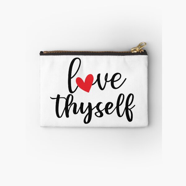 Item preview, Love Thyself Positive Affirmation Phrase designed and sold by MindfulMeta.