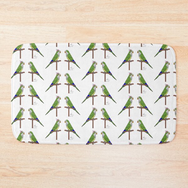 Item preview, Crazy Bird Man with Quaker Parrots designed and sold by Laughing Parrot Studio.