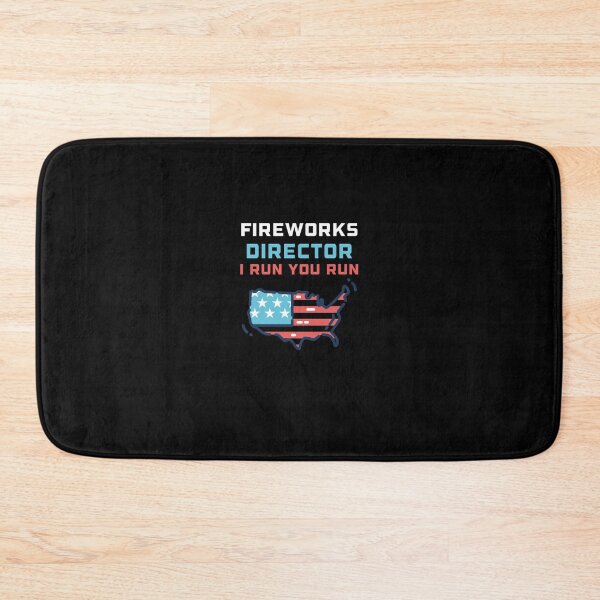 Item preview, 4th of july usa flag fireworks direction i run you run designed and sold by KHELISTORE.