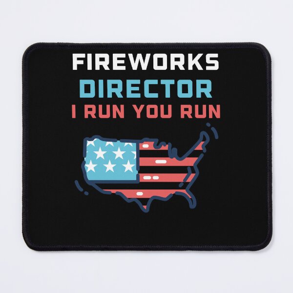 Item preview, 4th of july usa flag fireworks direction i run you run designed and sold by KHELISTORE.