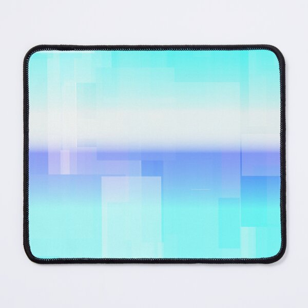 Item preview, STYLISH PAINT BLUE CYAN WHITE MARINE AQUA BLOCKISM. designed and sold by Ralek.