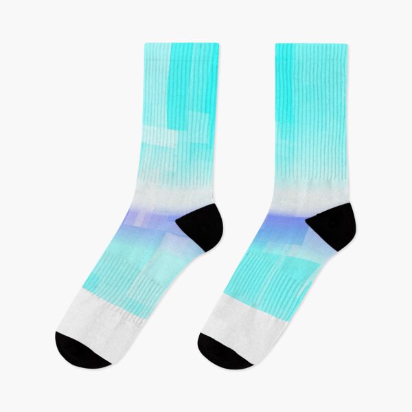Item preview, STYLISH PAINT BLUE CYAN WHITE MARINE AQUA BLOCKISM. designed and sold by Ralek.
