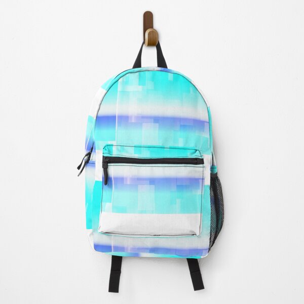 Item preview, STYLISH PAINT BLUE CYAN WHITE MARINE AQUA BLOCKISM. designed and sold by Ralek.