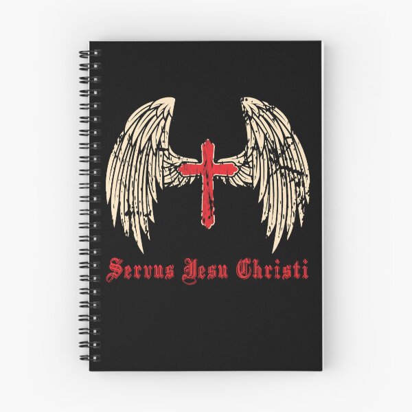 Item preview, Servant of Christ Wings Cross Distressed Latin designed and sold by tronictees.