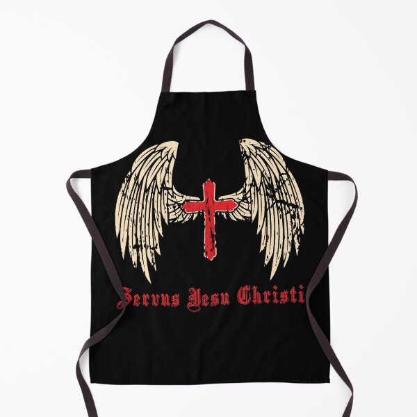 Item preview, Servant of Christ Wings Cross Distressed Latin designed and sold by tronictees.