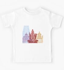 Bangalore skyline poster Kids Tee